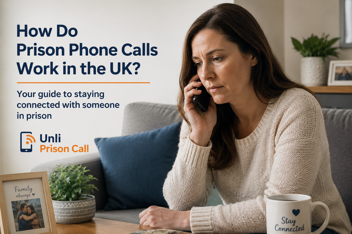 Family waiting to receive a prison phone call in the UK — Unli Prison Call